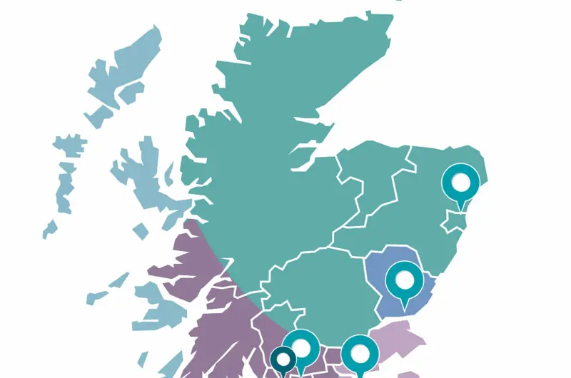 James Gibb Scotland Map.